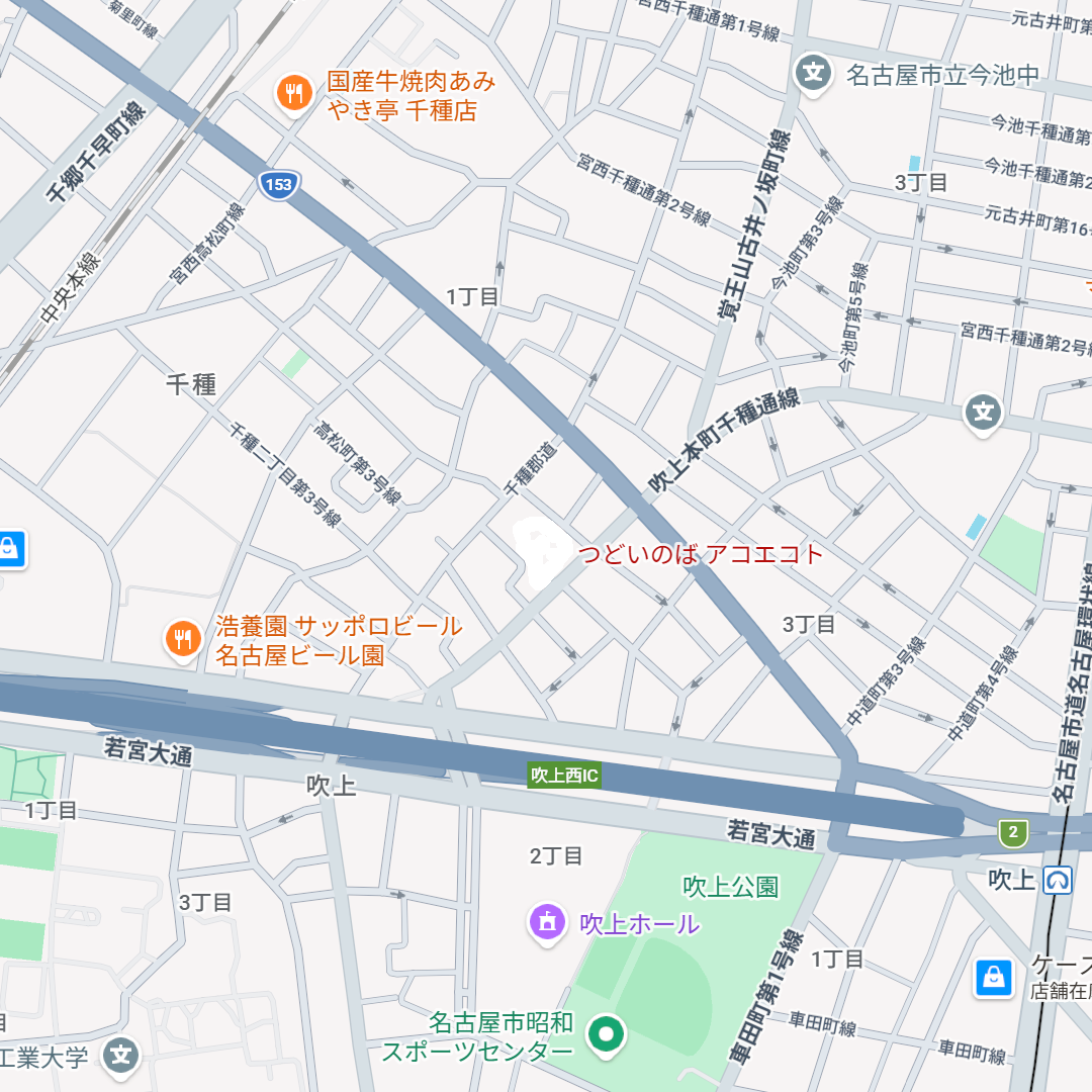 Map to Tsudoinoba haco et coto